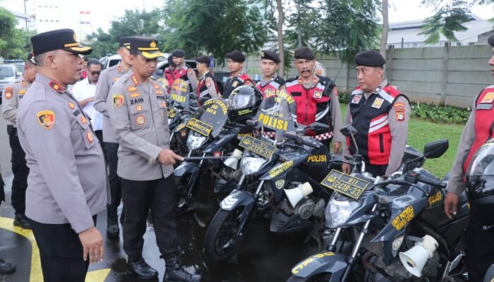 Hadapi Bulan Puasa Ramadhan 2025, Kapolres Metro Tangerang Kota Cek Randis Patroli