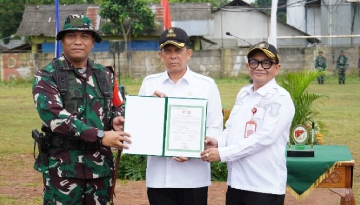 Giat TMMD ke-123 di Desa Bantar Panjang Kecamatan Tigaraksa Dibuka Langsung Oleh Pj Bupati Tangerang, Andi Ony