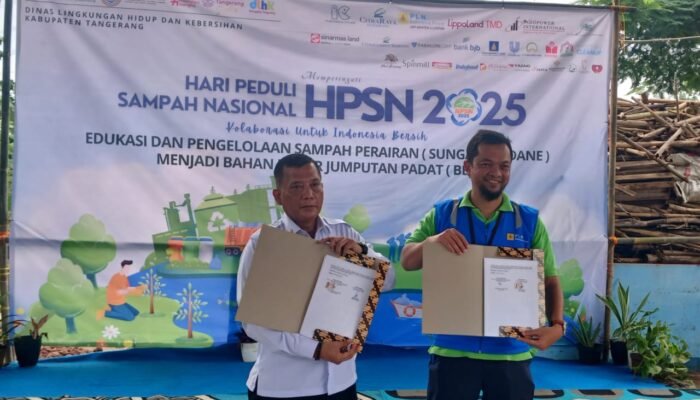 Sungai Cisadane Bebas Sampah: DLHK Tangerang dan PLTU Lontar Bersatu Padu di HPSN 2025