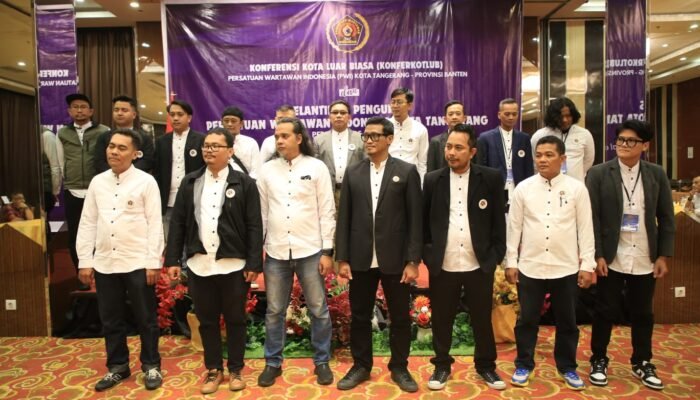 Pengurus PWI Kota Tangerang Periode 2025-2028 Resmi Dilantik