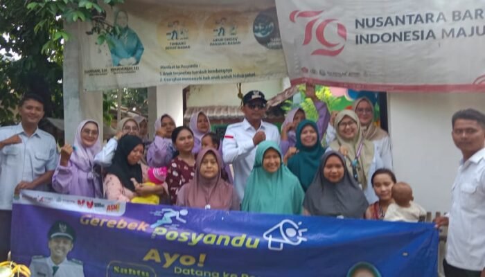Tekan Angka Stunting, Pemerintah Desa Buniayu, Gelar Gebrak Posyandu di 8 Titik Lokasi