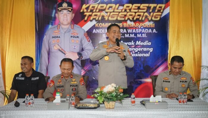 Ngopi Bareng Wartawan, Kapolresta Paparkan Program Tangerang Sigap dan Gerakan Wangsakara