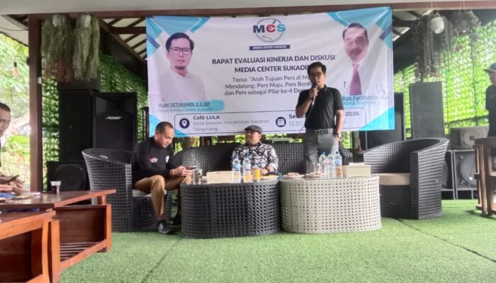 Media Center Sukadiri Gelar Evaluasi Kinerja, Tegaskan Arah Pers Berdaulat dan Beretika