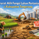 Darurat Alih Fungsi Lahan Pertanian di Kabupaten Tangerang: Sawah Tangerang Utara Harus Masuk LP2B