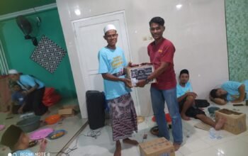 BPPKB Ranting Pisangan Jaya Gelar Aksi Sosial Malam Takbir di Kampung Sarakan