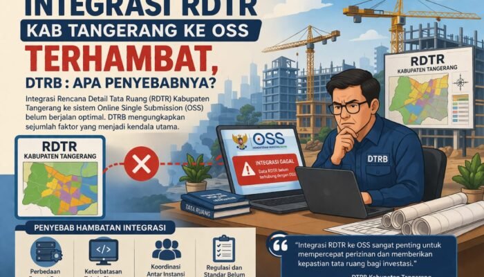 Integrasi RDTR Kabupaten Tangerang ke OSS terhambat, DTRB : Apa Penyebabnya,?