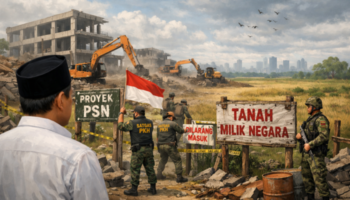 Gubernur Banten Diam, Satgas PKH Bertindak: Lahan Eks PSN di Tangerang Utara Kembali ke Negara