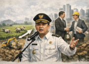 Bupati Tangerang minta kelonggaran alih fungsi lahan, siapa yang bupati Tangerang bela sebenarnya, ??