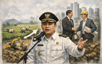 Bupati Tangerang minta kelonggaran alih fungsi lahan, siapa yang bupati Tangerang bela sebenarnya, ??