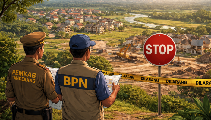 Pemkab Tangerang dan BPN: Mampukah Menghentikan Izin Perumahan di Tangerang Utara Pasca Perpres No. 4 Tahun 2026?
