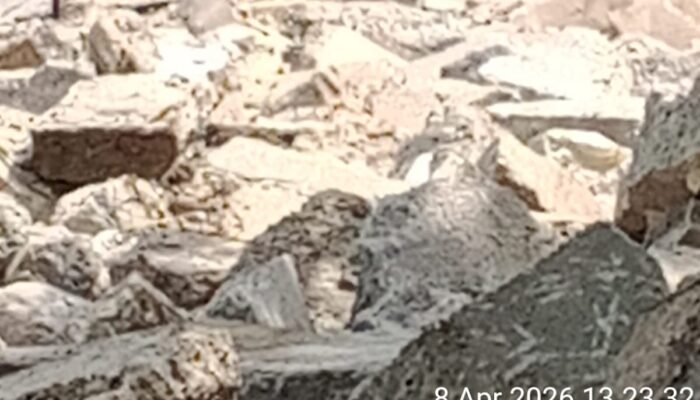 Bongkaran Beton Jalan Di Sukadiri,’ Diduga dijual oleh Oknum Pelaksana Proyek, ormas ingin Bertemu Camat Sukadiri.