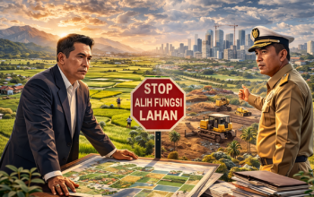 Menteri ATR BPN diminta tegas : Lindungi lahan pertanian, bagaimana dengan Bupati Tangerang,?