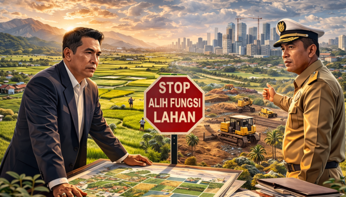 Menteri ATR BPN diminta tegas : Lindungi lahan pertanian, bagaimana dengan Bupati Tangerang,?