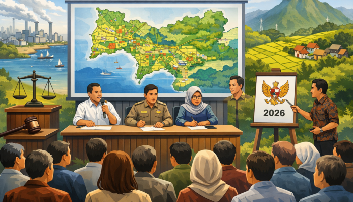 UJI PUBLIK REVISI TATA RUANG BANTEN HARUS SESUAI HUKUM DAN TRANSPARAN