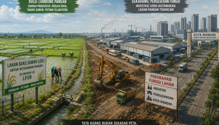 DTRB dan LP2B Tangerang Utara: Ketika Sawah Produktif Kalah oleh Investasi