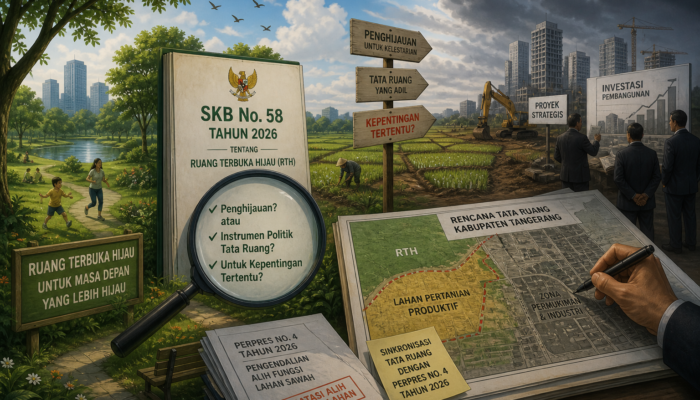 SKB No. 58/2026: Strategi Hijau atau Siasat Mengakali Sinkronisasi Tata Ruang Kabupaten Tangerang?