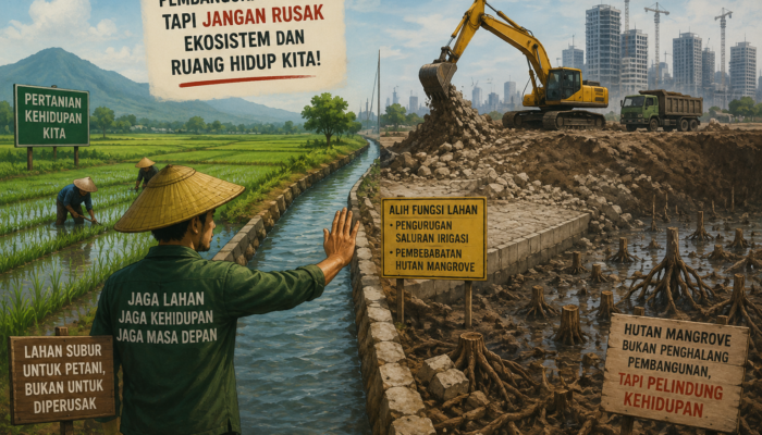Aktivis Pertanian Kritik Alih Fungsi Lahan yang Ancam Ketahanan Pangan