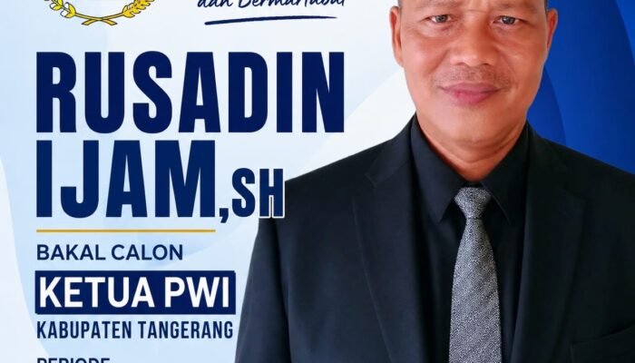 Rusadin Ijam Siap Maju sebagai Calon Ketua PWI Kabupaten Tangerang Periode 2026–2029