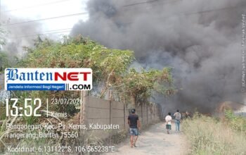 TPS Ilegal Pangadegan Terbakar Hebat, Warga Curiga Ada Material Kimia Mudah Terbakar