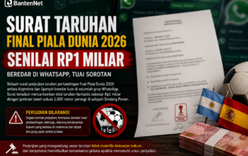 Surat Taruhan Final Piala Dunia 2026 Senilai Rp1 Miliar Beredar di WhatsApp, Tuai Sorotan
