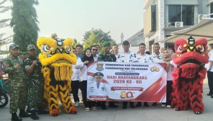 Polsek Teluknaga Dapat Kejutan HUT Bhayangkara ke-80, Sinergi TNI-Polri dan Forkopimcam Kian Solid
