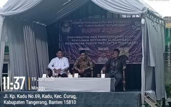 Pemilihan Ketua RW 01 Desa Kadu Berjalan Lancar, Ahmad Suhaemi Raih Kemenangan Telak