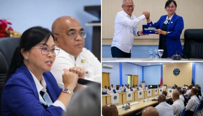 Kunker Komisi V DPR RI Diterima Kepala KSOP Didampingi Plt Kadisnav Tipe A Kelas I Sorong dan Kepala UPT