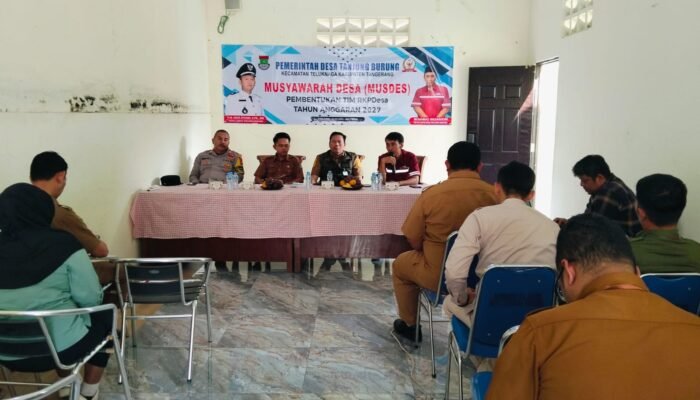 Pemdes Tanjung Burung Gelar Musdes Pembentukan Tim Penyusun RKPDes Tahun Anggaran 2027