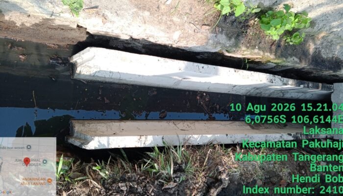 Proyek Saluran Air di Desa Laksana Disorot Warga, Kualitas Pekerjaan Dipertanyakan