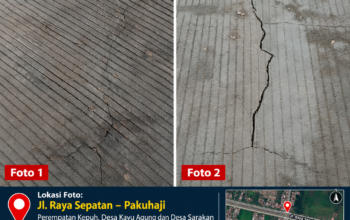 Jalan Betonisasi APBD Kabupaten Tangerang Retak Sebelum Digunakan, Pengawasan dan Kualitas Proyek Disorot