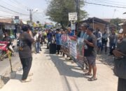 Warga Sukadiri Protes Kualitas Jalan, Pemkab Tangerang Diminta Bertindak