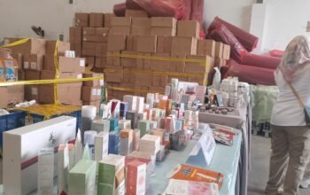 BPOM Gerebek Gudang Produk Kesehatan dan Kosmetik Ilegal di Tangerang, Nilainya Capai Puluhan Miliar