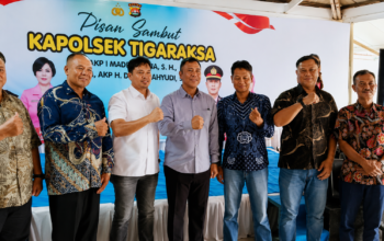 AKP Iwan Wahyudi Resmi Jabat Kapolsek Tigaraksa, Gantikan AKP I Made Artana.