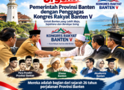 URGENSI DIALOG ANTARA GUBERNUR BANTEN DENGAN PARA PENGGAGAS KONGRES RAKYAT BANTEN V