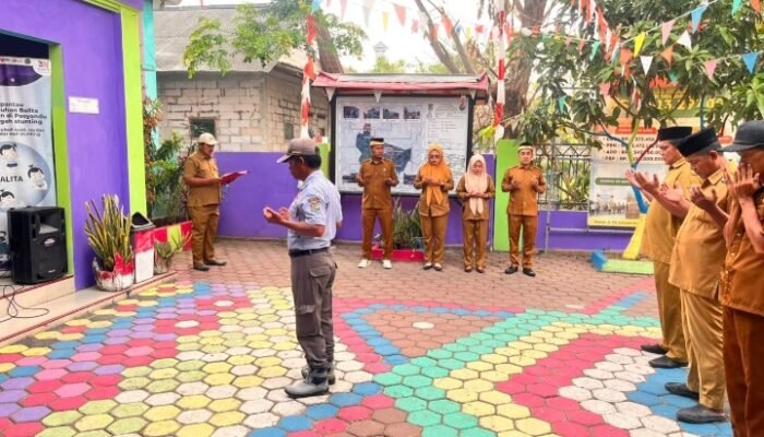 Kades Suja’i, Rutin Pimpin Kegiatan Apel Senin Pagi di Desa