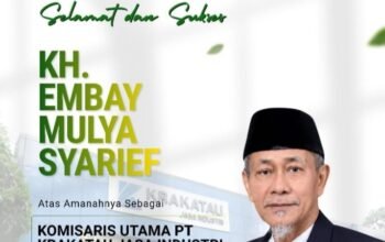KH. Embay Mulya Syarief Dilantik sebagai Komisaris Utama PT Krakatau Jasa Industri: Kembalinya Putra Banten ke Rumah Industri Krakatau