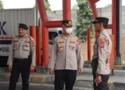 Polresta Tangerang Gelar Patroli Skala Besar di  Stasiun KA dan Gerbang Tol