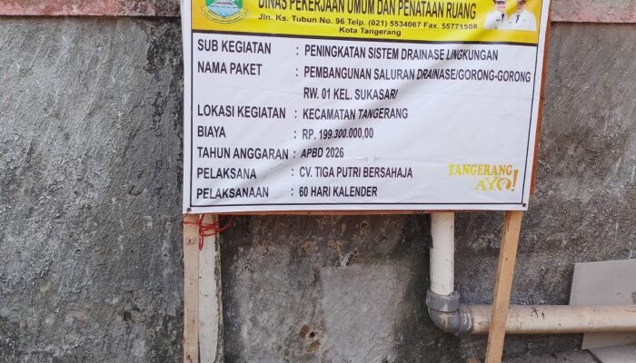 Diduga Banyak Kejanggalan, Proyek Drainase Jalan Ir.Sutami Disoal