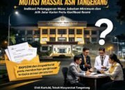 Pelantikan dan Mutasi Massal ASN Pemkab Tangerang, Publik Minta Transparansi